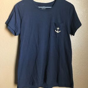 J.Crew Collectors Tee with Anchor Pocket